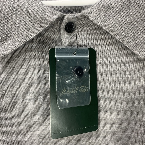 Marshall Field’s Heathered Gray Merino Wool Collared Sweater Size XXL - Picture 5 of 12